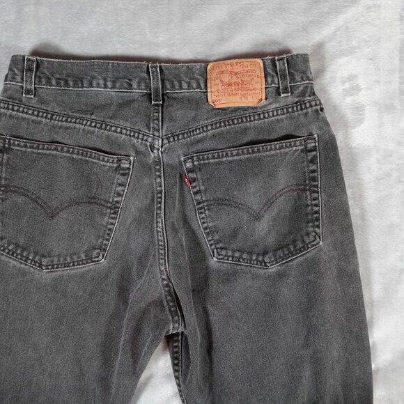 Vintage Levis 505 Regular Straight Leg Jeans Mens 34x28 (Tagged 38x32) Faded - Picture 1 of 16